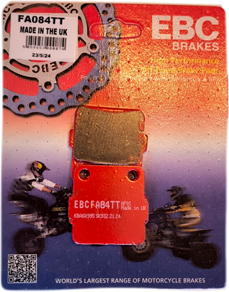 EBC Brake pads Redstuff FA135TT front right Yamaha Raptor Banshee 450 700 (For 2 piston brake caliper) 1S3-W0045-00-00